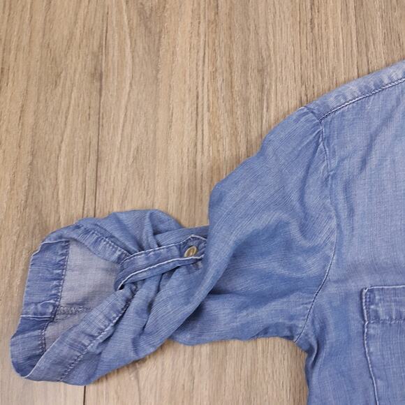 Anthropologie Cloth & Stone denim button up  sz S - Picture 5 of 6